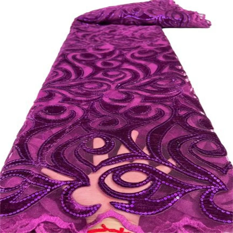 Африканская Тюлевая кружевная ткань с блестками бархат 2022 новейшая зеленая