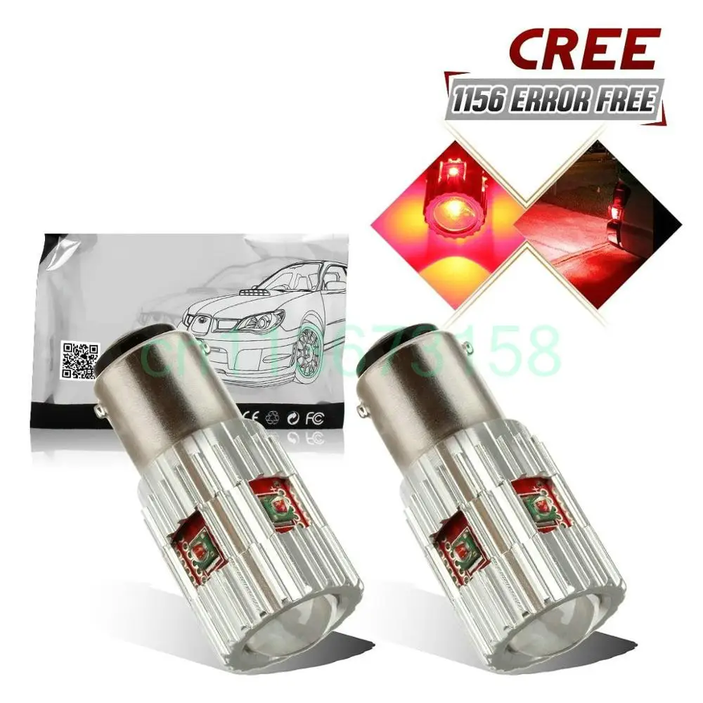 

P21W PY21W LED Canbus BA15S BAU15S 25W 1156 Car led Light Cree SMD Amber White Red DRL Auto Brake Lights Turn Signal Bulb
