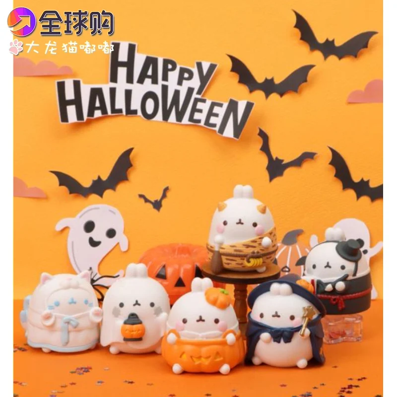 

Genuine Potato Rabbit Blind Box Girl's Heart Molang Rabbit MOE Wave Rabbit Handmade Cute Set of Dolls Kawaii Anime Figure Toys