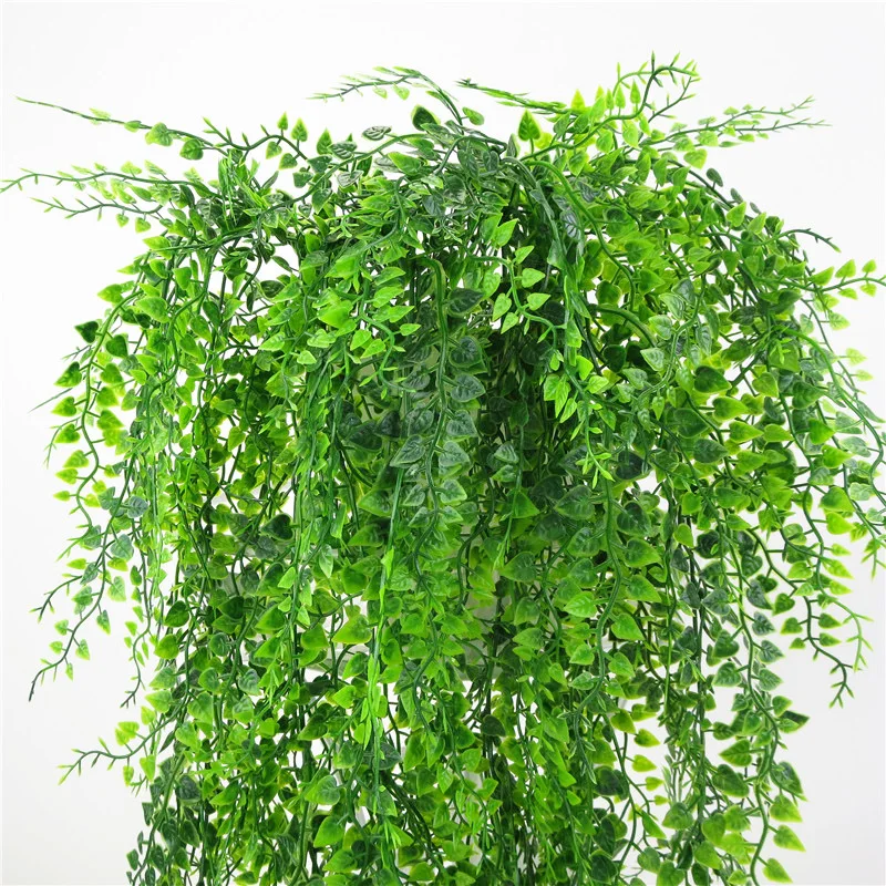 82 см искусственные зеленые горшечные растения стена из виноградных лоз висит