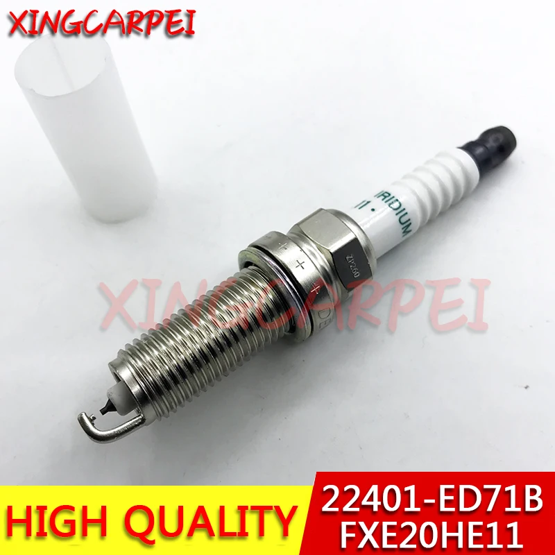 4 шт./лот FXE20HE11 иридиевая платиновая Свеча зажигания DILZKAR6A11 для NISSAN 22401 ED71B 22401ED71B 3436