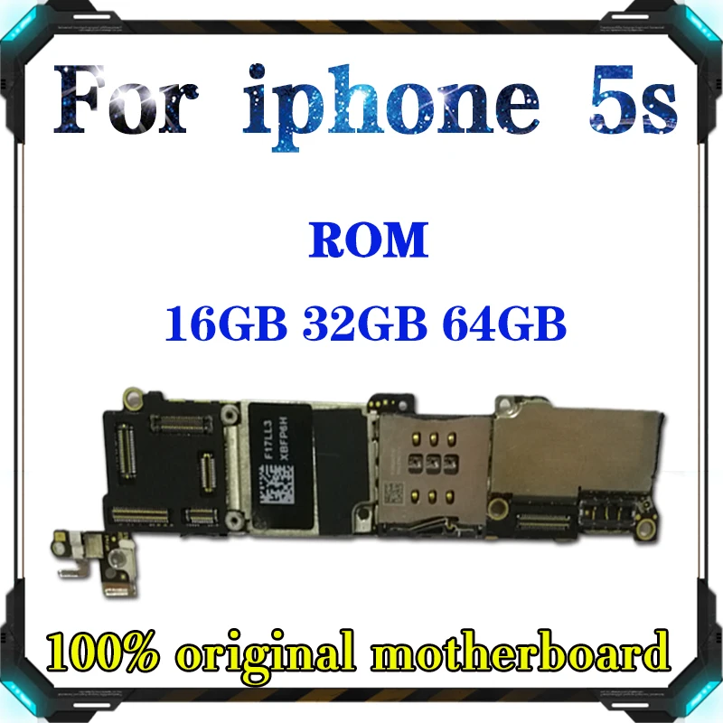 16 ГБ 32 64 материнская плата для оригинального iPhone 5S Заводская разблокировка с/без