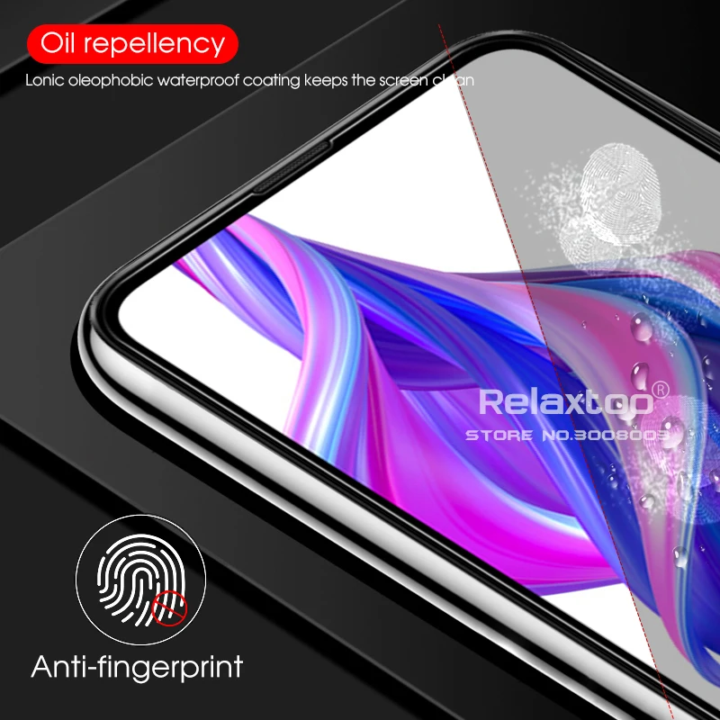 9D полный клей Honor9X Glas защита экрана закаленное стекло для Huawei Honor 9X / Pro защитное