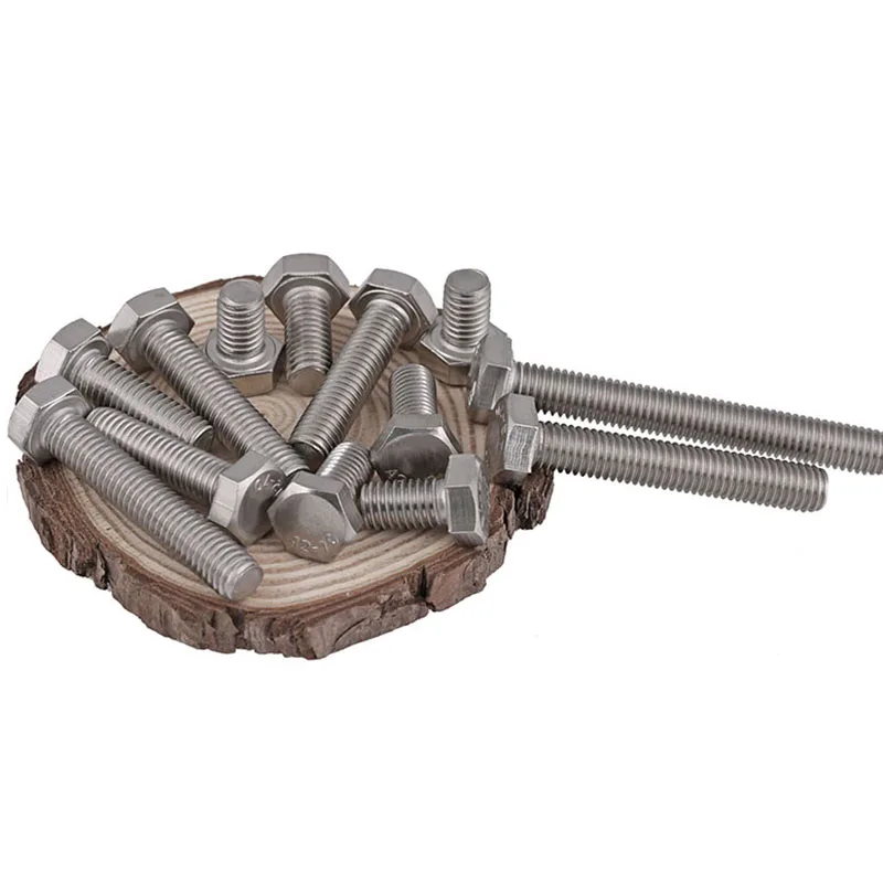 Винты с головкой внешний шестигранник дюйма 304 A2 нержавеющая сталь мелкой