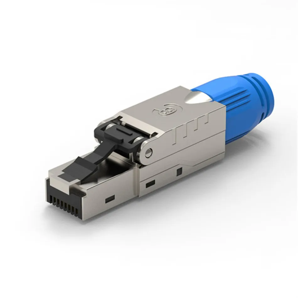 Cat8 Keystone Jack RJ45 Cat 8 полевой разъем для завершения работы 40 г 2000 МГц экранированный