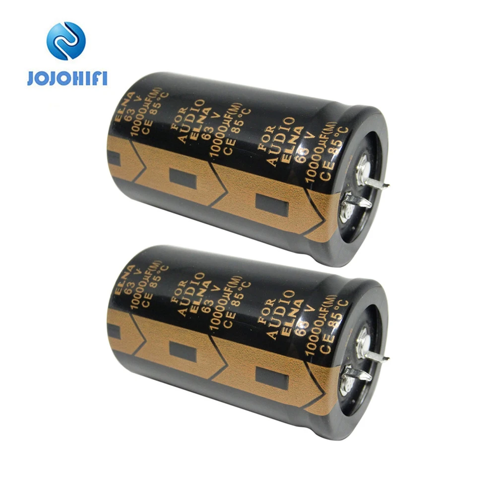 

2pcs ELNA 10000UF/63V 30x50mm LAO FOR AUDIO 85â„ƒ 63v10000uF Fever Audio Electrolytic Capacitor for Amplifier Board