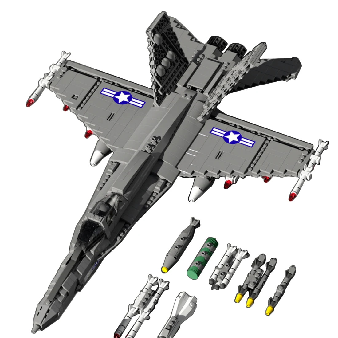 

1576 шт., Детский конструктор «Военная серия»