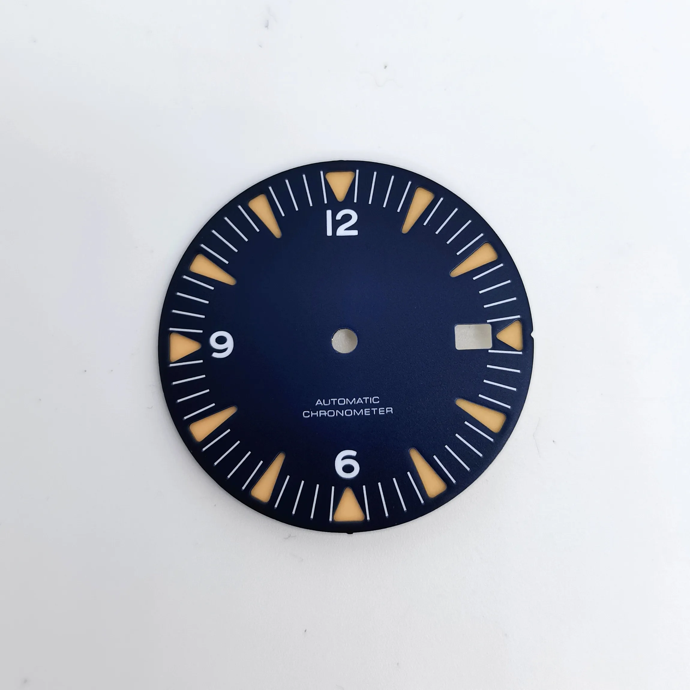 New Watch Part 31MM Dial Blue Luminous Fit NH35 Automatic Movement enlarge