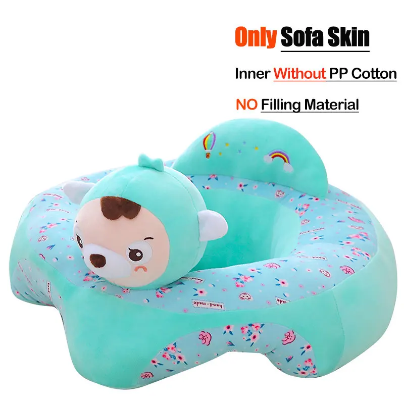 12 Baby Sofa Support Seat Cover Learning To Sit Seat Feeding Chair Cover Kids Sofa Skin for Infant Toddler Nest Puff Without Cotton - Цвет: 12
