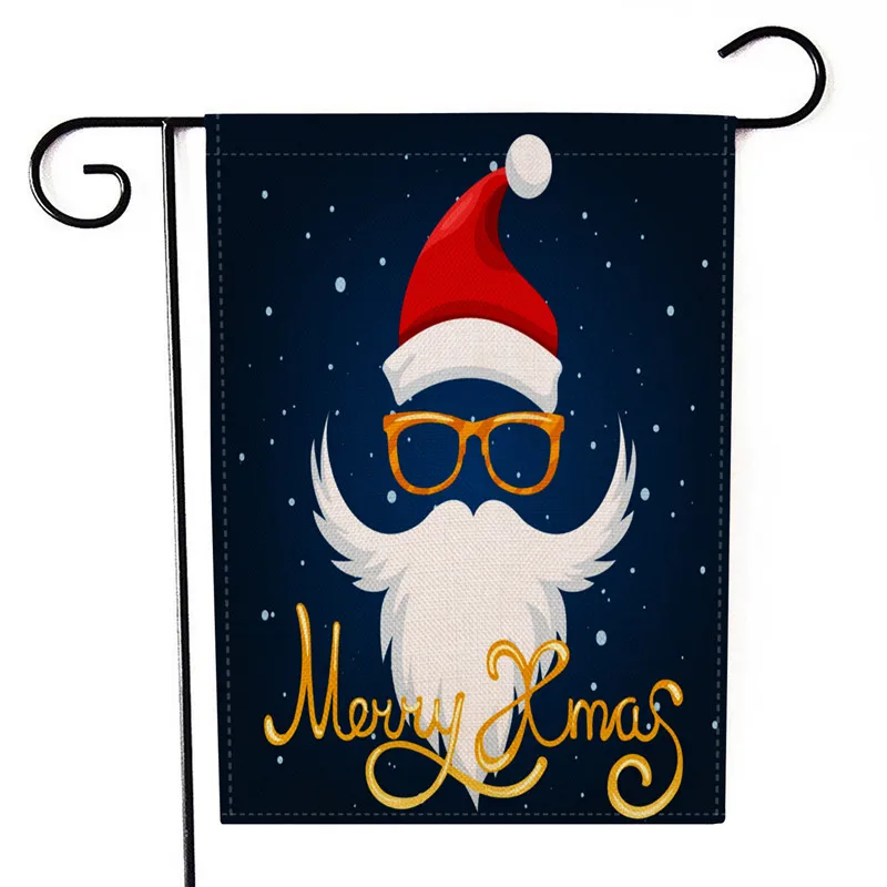 

Merry christmas garden flags Xmas Tree Burlap Yard Winter Flag Double Sided Printed With Truck Thanksgiving flags