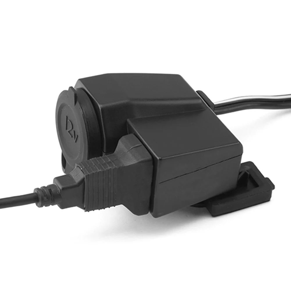 Водонепроницаемый адаптер USB для зарядного устройства на руль мотоцикла 12 в