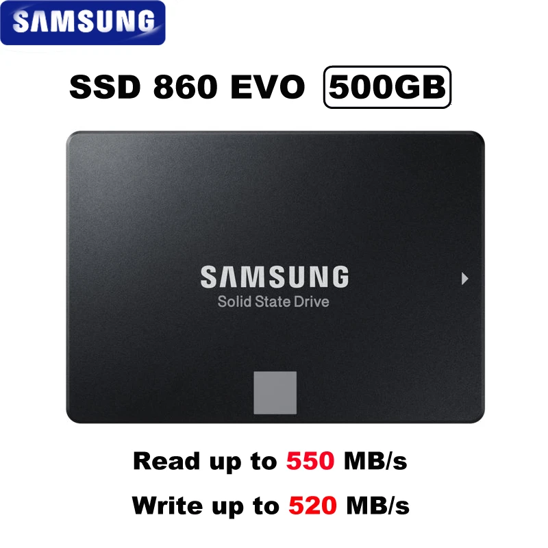 Оригинальный Внутренний твердотельный накопитель SAMSUNG SSD 860 EVO 500 Гб HDD жесткий