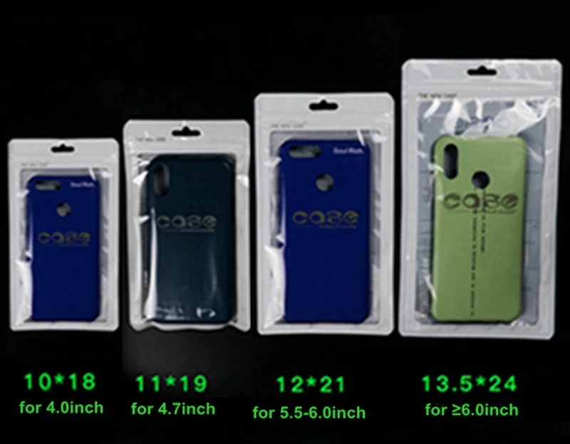 50 шт в наборе бесплатная доставка 4 размера чехол для телефона мешки Ziplock мешок