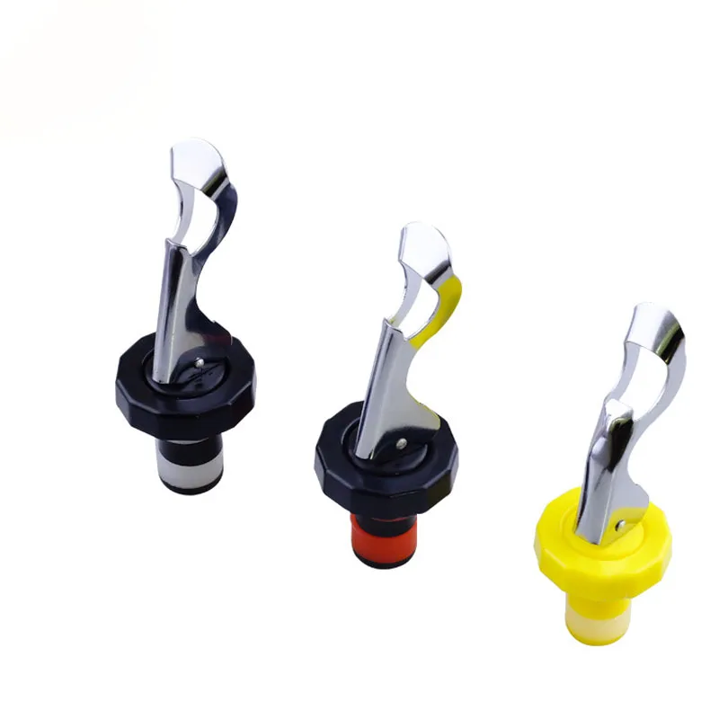

Bottle Stopper Sealed Red Wine Plug Stainless Steel Reusable Cap Bar Kitchen Tool