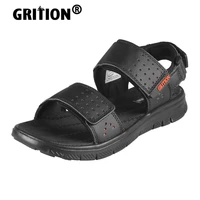 grition men sandals outdoor beach summer slippers male shoes flat lightweight casual sandals breathable 2020 comfort fashion new