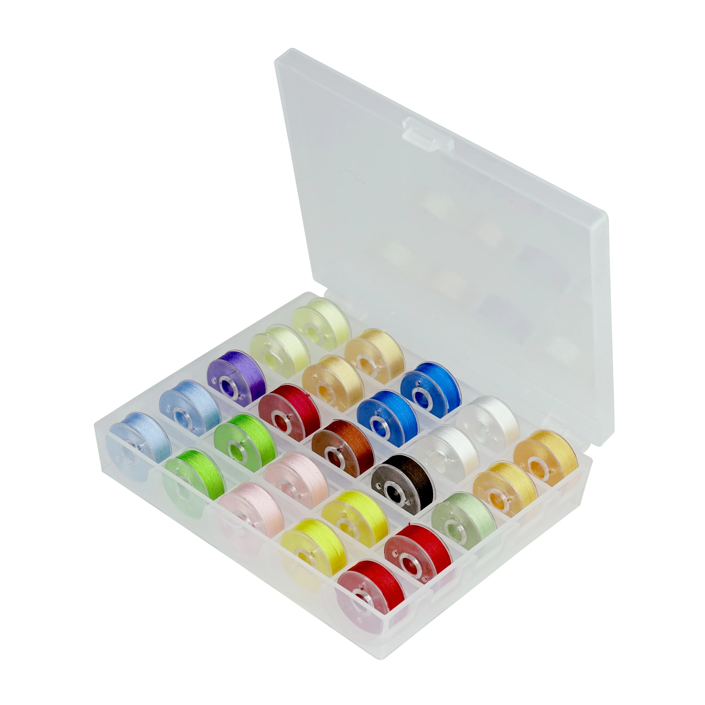 Simthread тип L (SA155) вышивка предварительно намотанные шпульки с нитью 75D/2 15 различных