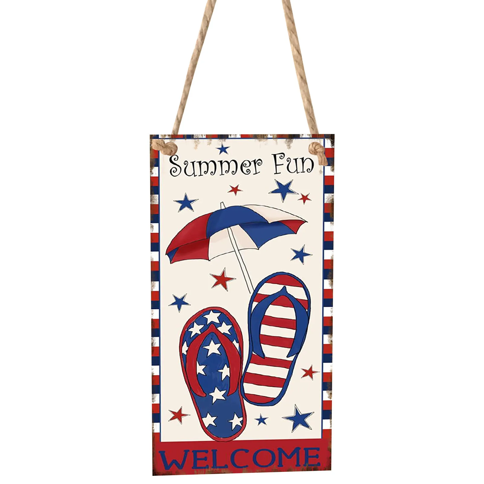 

Wooden American Independence Day Rectangle Wooden Crafts Listing Decoration decoracin de habitacin