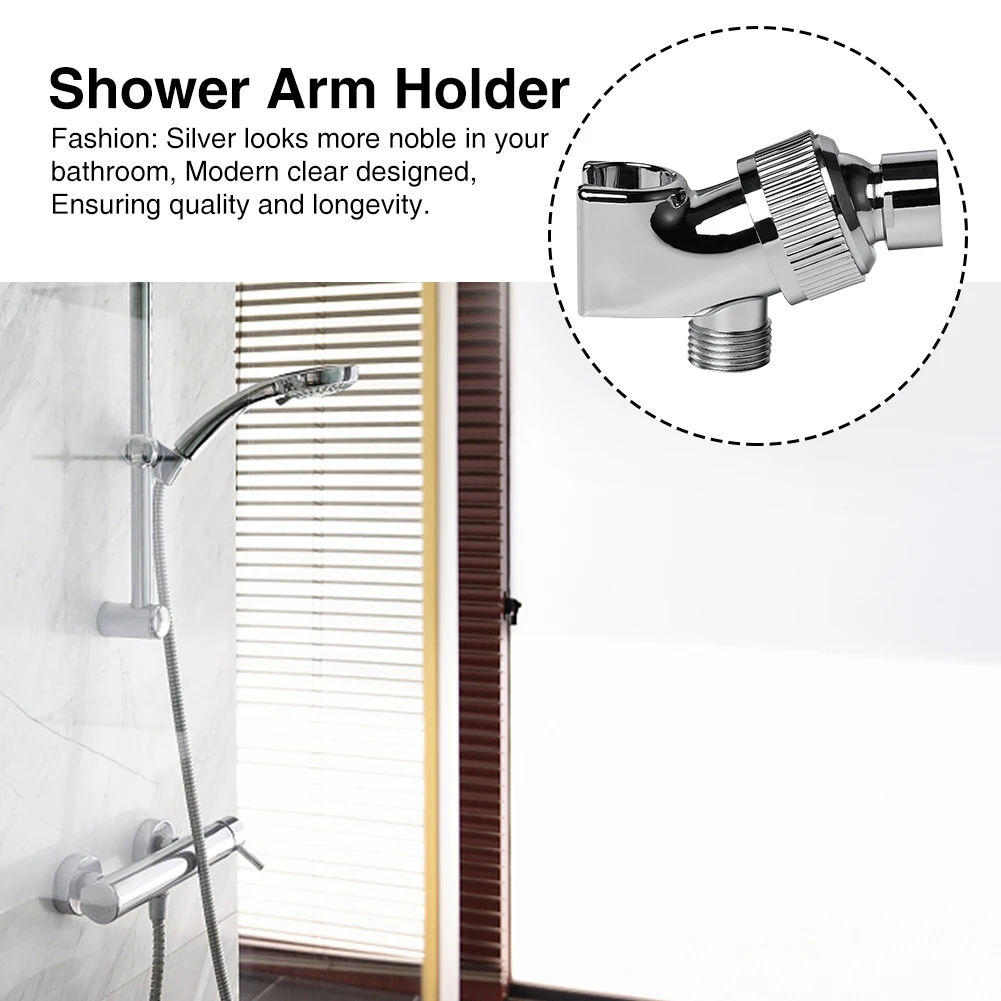 

Home Hotel Bathroom Accessories Mount Bracket Water Splitter Shower Arm Holder ABS Adjustable Handheld Showerhead Adapter