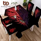 Постельное белье Outlet красный дракон скатерть голова злой водонепроницаемый обеденный стол ткань 3D печать украшение дома покрытие стола моющийся