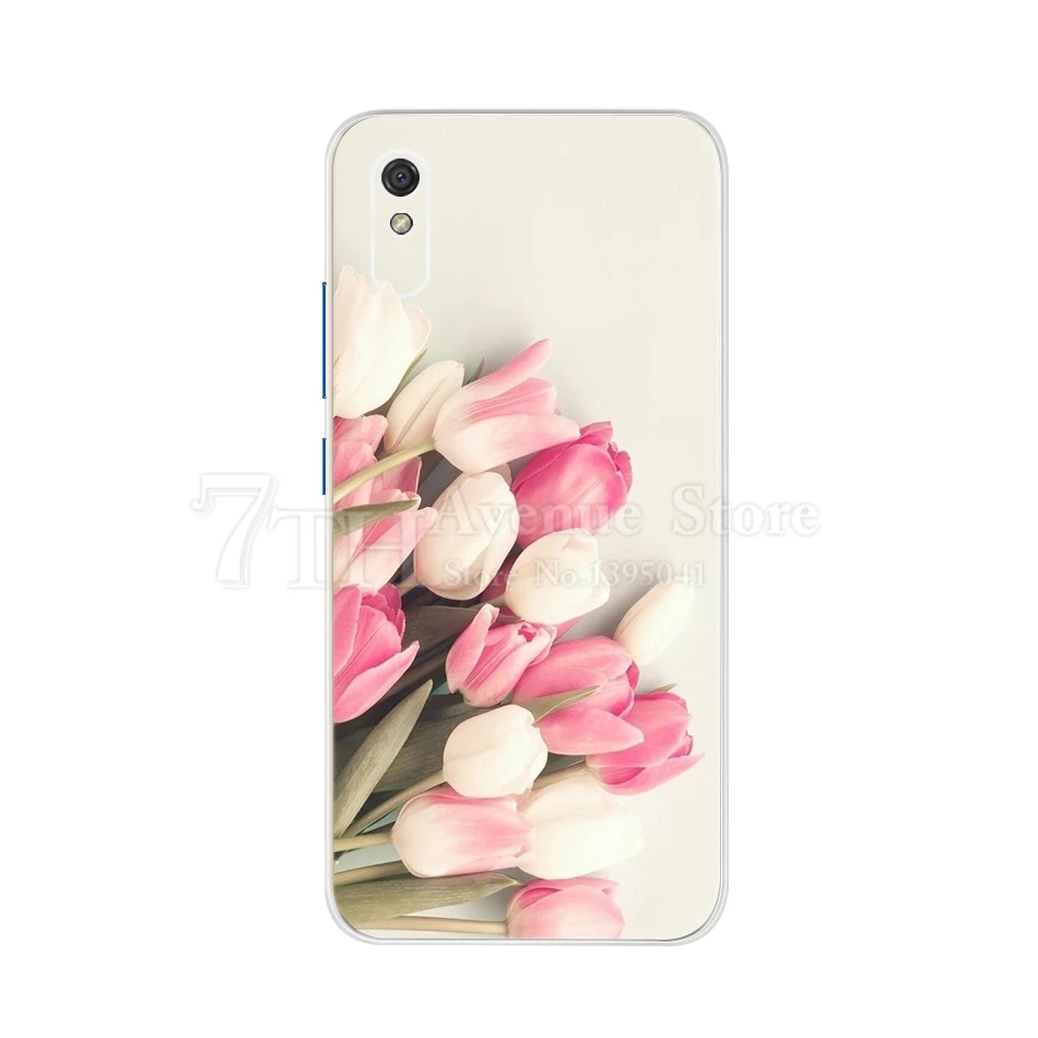 Чехол для Xiaomi Redmi 9A 9C 9 мягкий силиконовый чехол из ТПУ с принтом кота телефона Redmi9