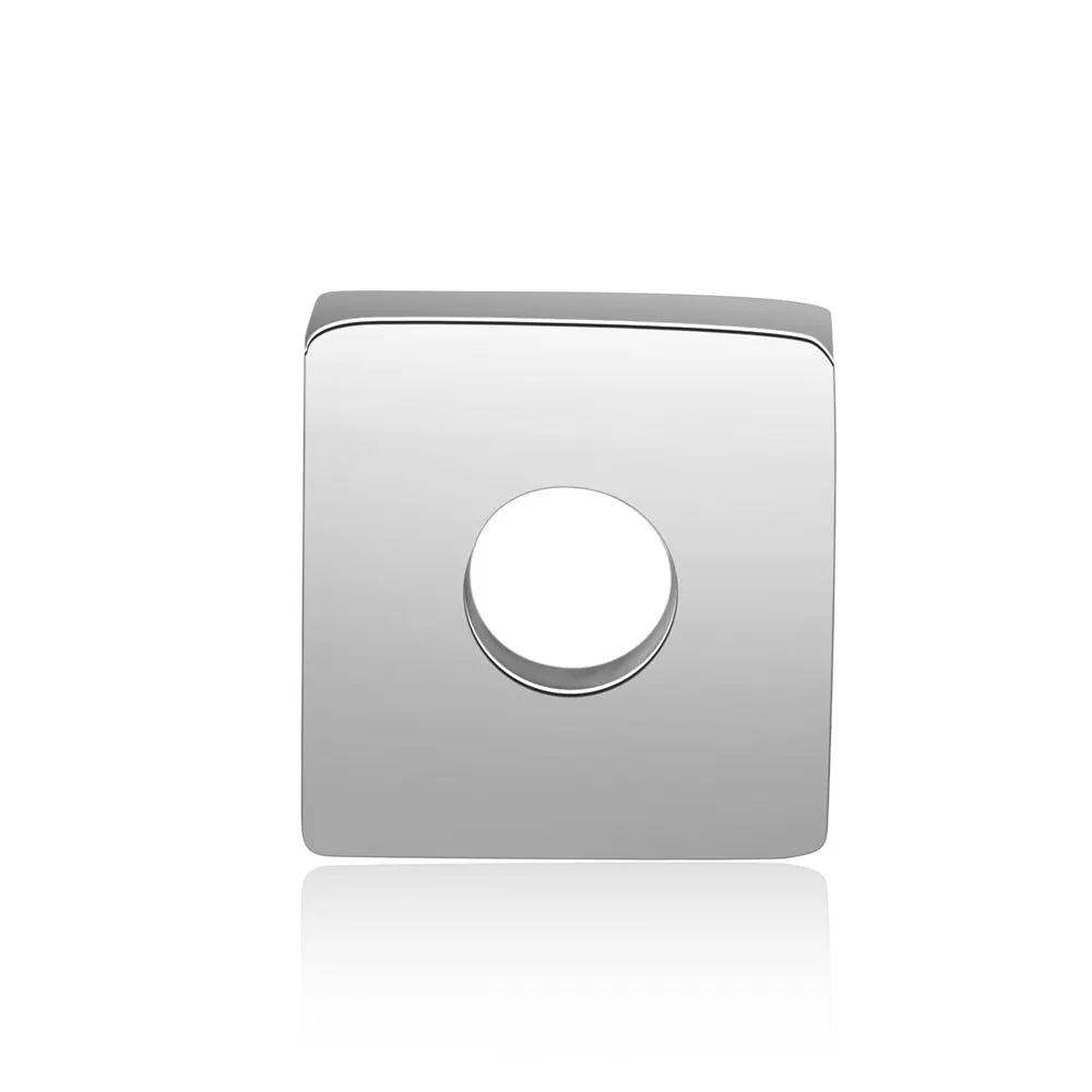 10 шт. Квадратные бусины из нержавеющей стали 5 7x5 7 мм | Украшения и аксессуары