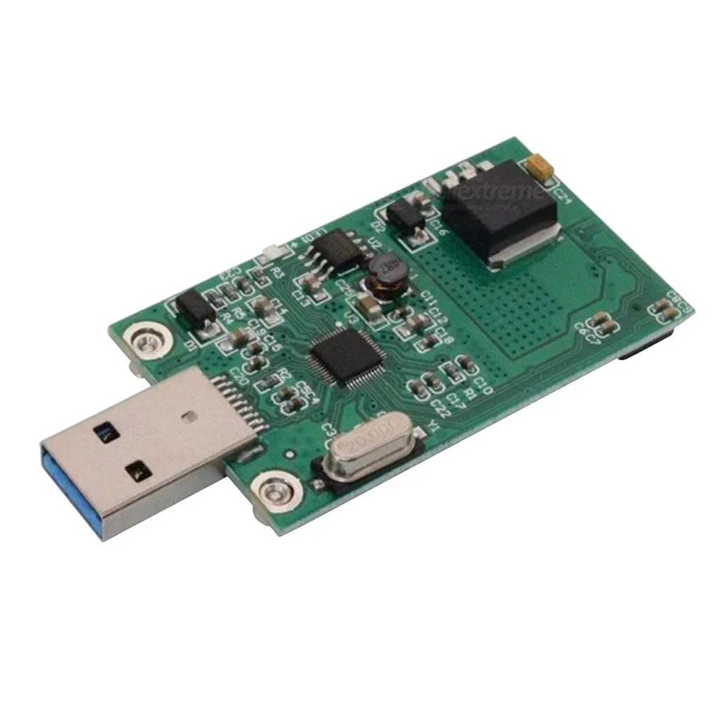 1pcs Mini PCI-e MSATA SSD To USB3.0 Converter For 1.8 &quot(standard Size) Drives | Компьютеры и офис