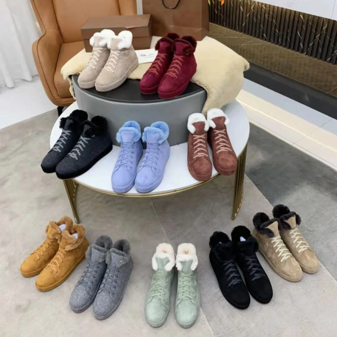 

Vallu's new autumn and winter explosions are coming, all leather, wool, flat-bottomed comfort, warm and casual Gaobang women's
