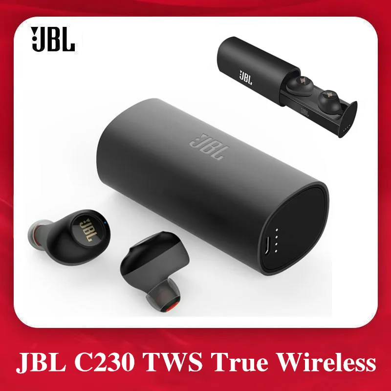 

TWS-стереонаушники JBL C230 с поддержкой Bluetooth и микрофоном