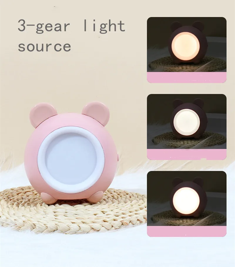 Аниме светодиодный светильник милый кролик ночной Светильник s детская