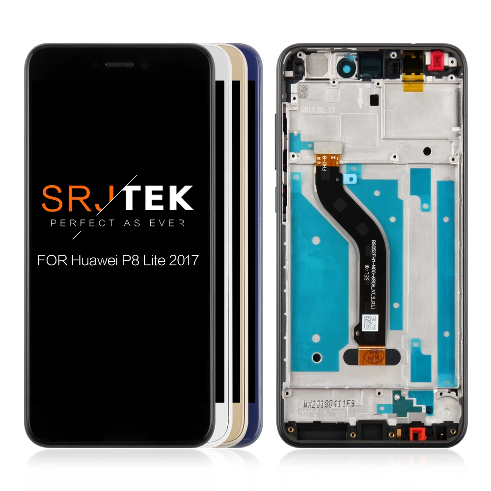 

5.2" For HUAWEI P8 Lite 2017 LCD Display Panel with Touch Screen Digitizer Full Assembly / Frame For Honor 8 Lite 2017 Display