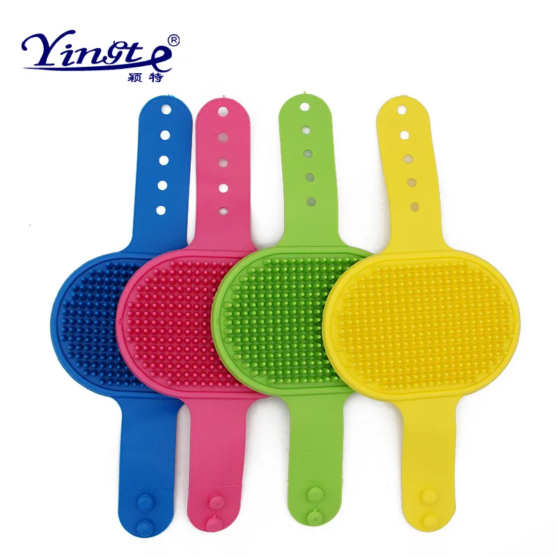 Щетка для ванной домашних животных щетка собак и кошек массажная резиновая