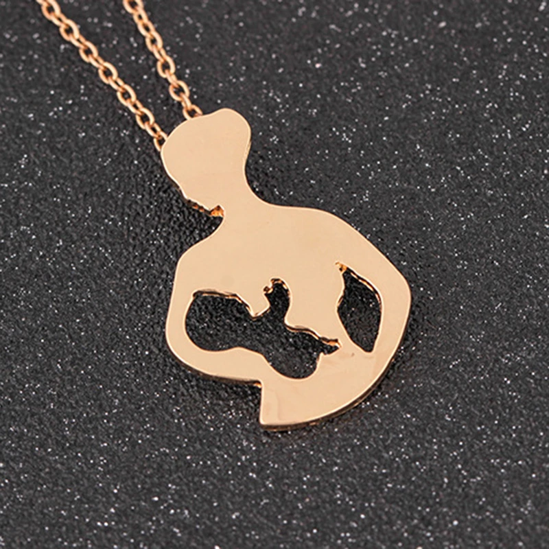 Очаровательное ожерелье для мамы и ребенка семейное любимое дочки сына грудное