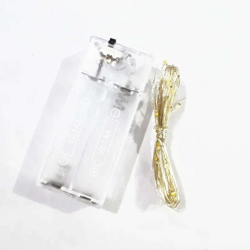 2 м 3 10 Медный провод светодиодный светильник гирлянда Свадебные украшения Baby Shower