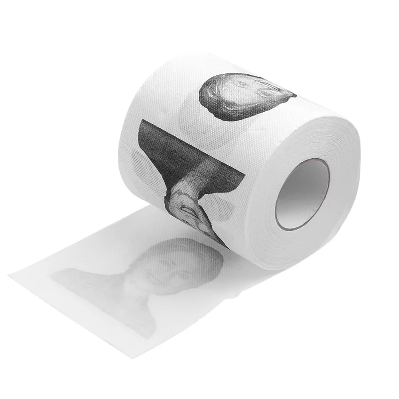 

Hillary Clinton Donald Trump Dollar Humour Toilet Paper Gift Dump Funny Gag Roll
