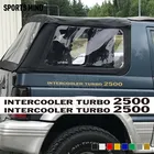 2 X Intercooler Turbo 2500 виниловый автомобильный Стайлинг для Mitsubishi Delica L300 Pajero Shogun аксессуары наклейка на автомобиль