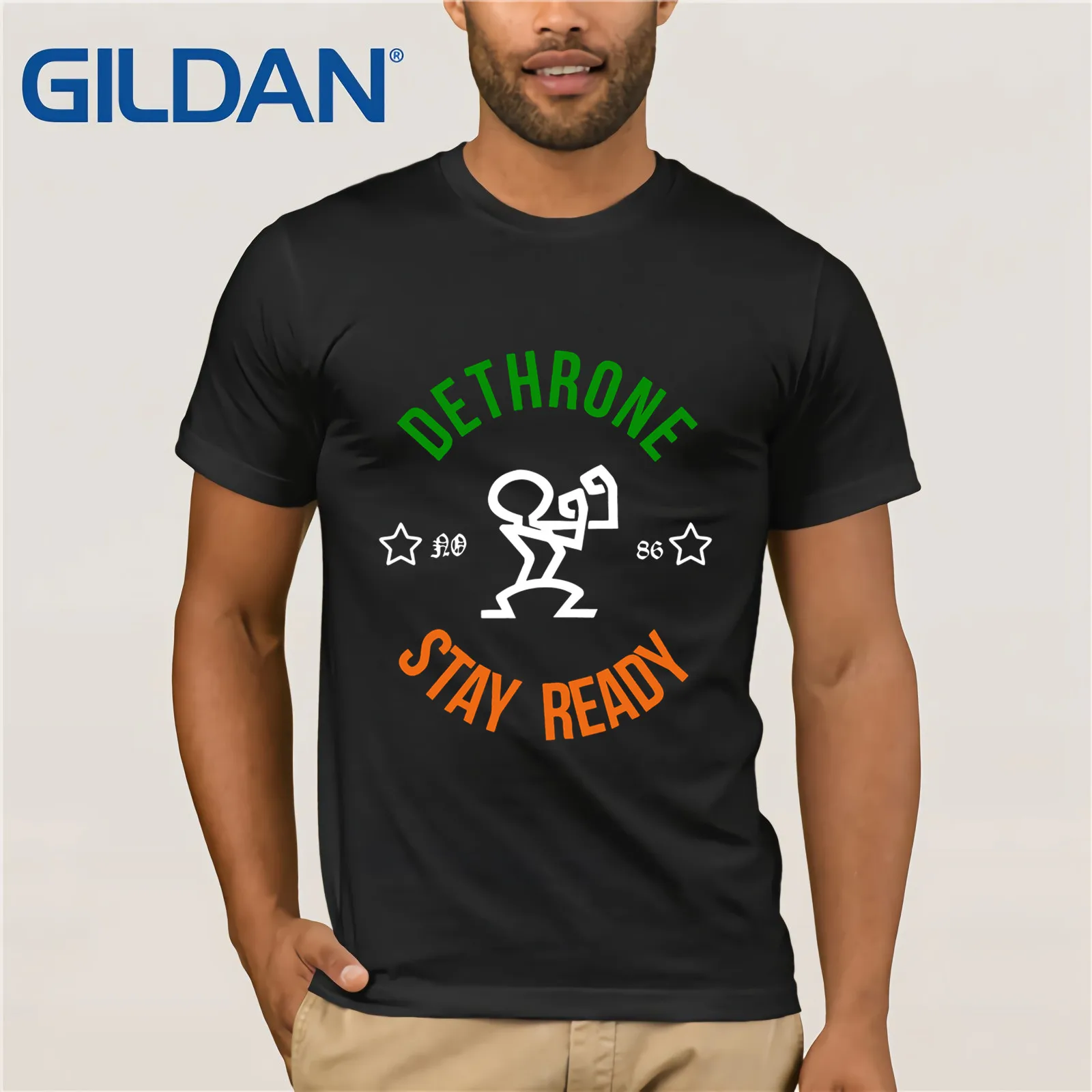 Dethrone Conor Mcgregor Dublin Walk Out 2019 короткая мужская футболка летняя с принтом Мужская