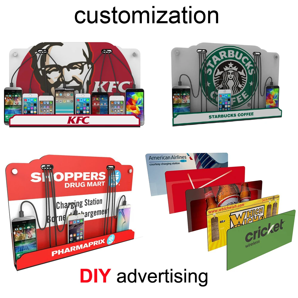 Универсальная настенная зарядная станция VIPATEY для сотового телефона