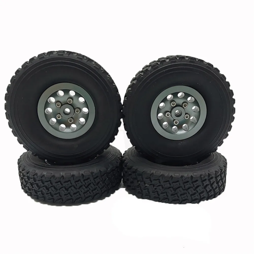 

Metal Car Wheel Hubs Replacement Rubber Tires Hubs for 1/16 WPL B14 B24 C14 C24 C34 For 1/12 MN D90 91 96 RC Car Crawler Parts