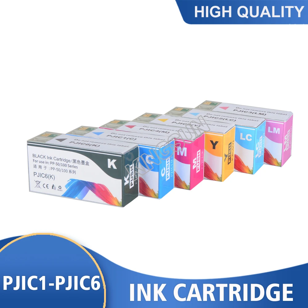 

Ink cartridge PJIC1 PJIC2 PJIC3 PJIC4 PJIC5 PJIC6 compatible for epson PP100 PP50 PP100N PP50BD printer full ink with chip