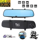 Видеорегистратор-зеркало заднего вида, 4,3 дюйма, Full HD, 1080P