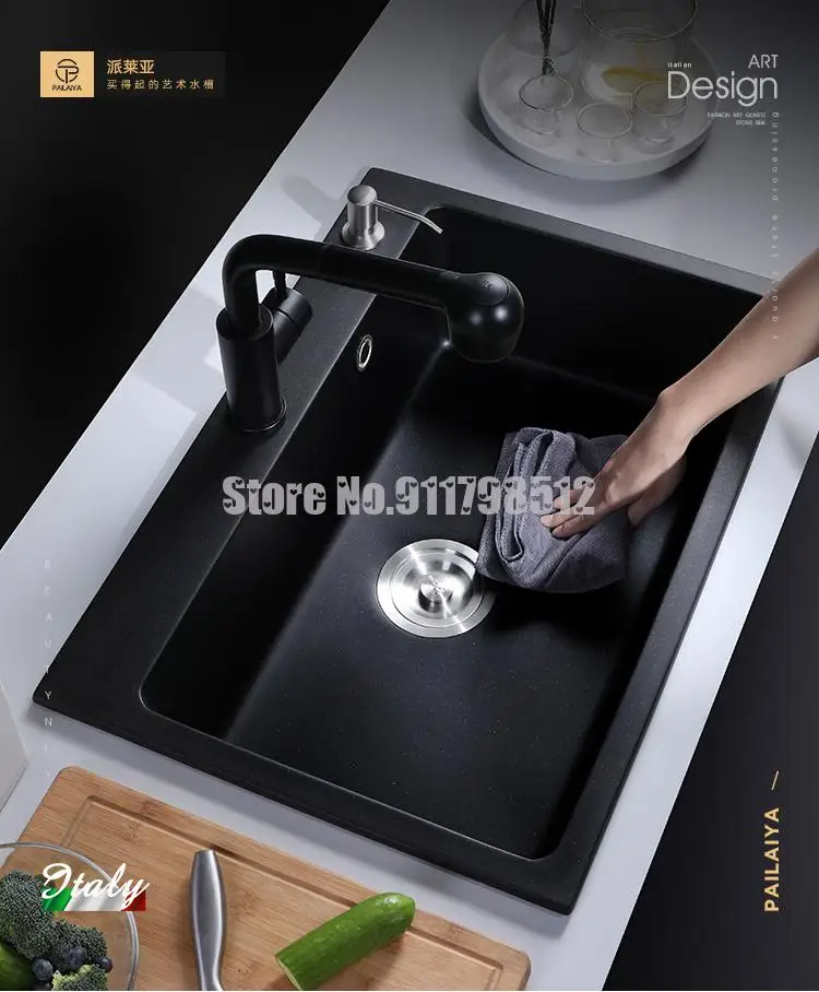 Кухонная раковина набор Гранитная стойка итальянский стиль для раковины с