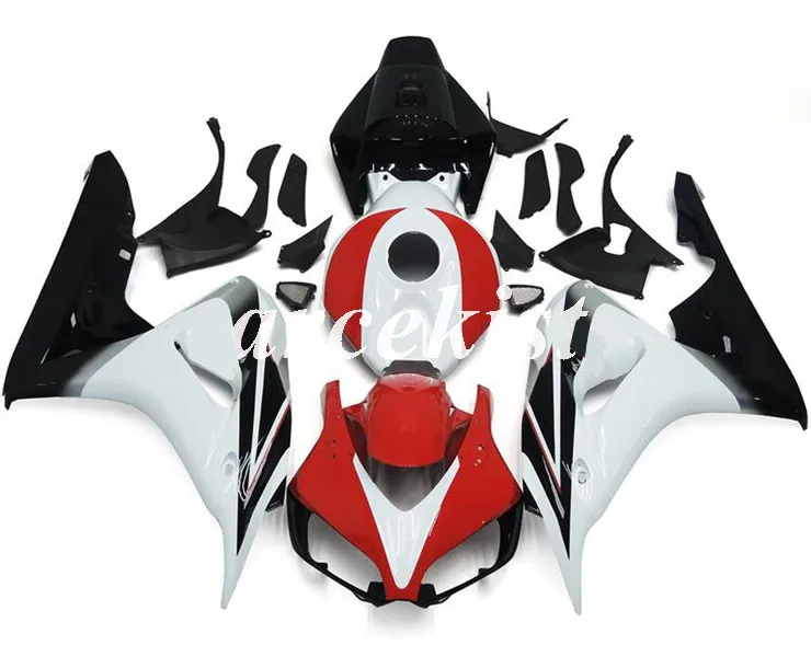 

4 бесплатных подарка, новый набор обтекателей для HONDA CBR1000RR 2006 2007 06 07, комплект кузова красного, черного, белого цветов