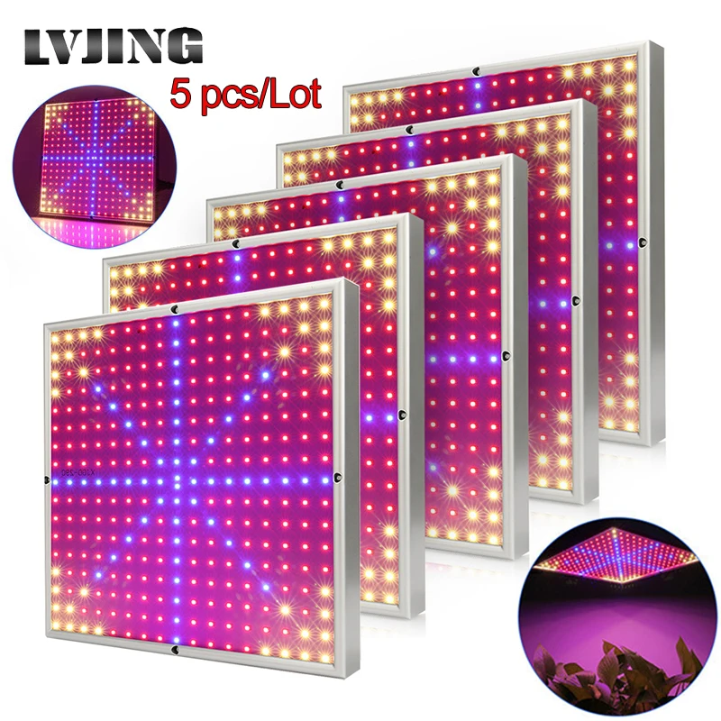 5 шт./лот 30 Вт LED Grow Light 290 светодиодов полный спектр фитопентентные светодиодные