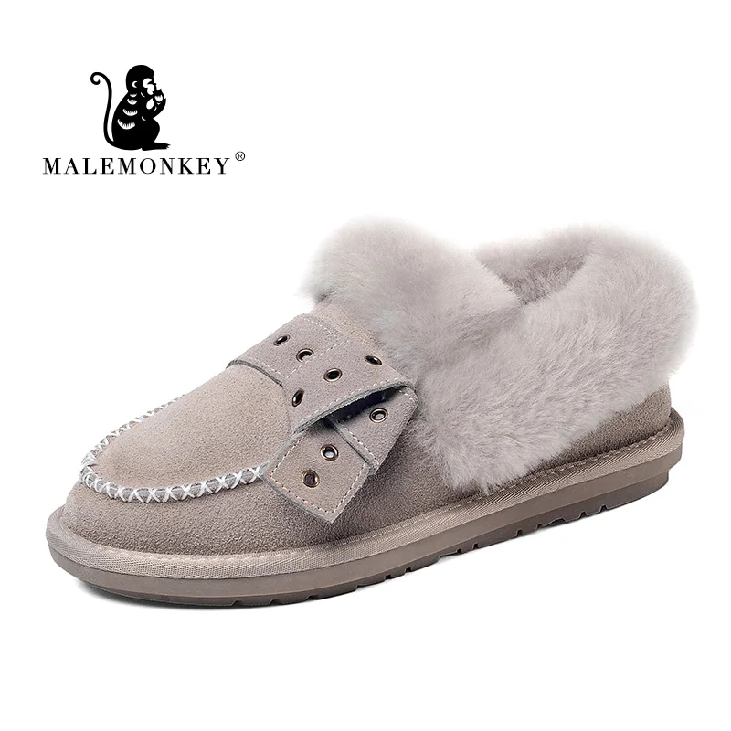 

2020 Winter Woman Loafers Brand Designers Slip On Short Plush Flip Flops Fur Warm Ladies Flat Shoes Clearance 942434