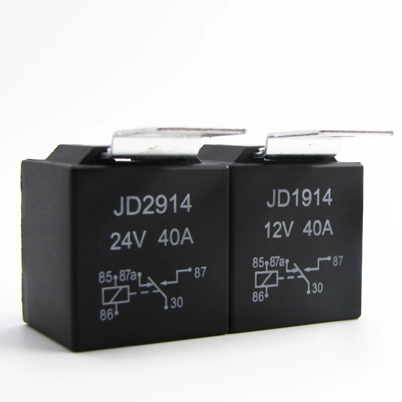 Автомобильные реле водонепроницаемые автомобильные 4 или 5 контактов 40 А DC 12 В/24 В