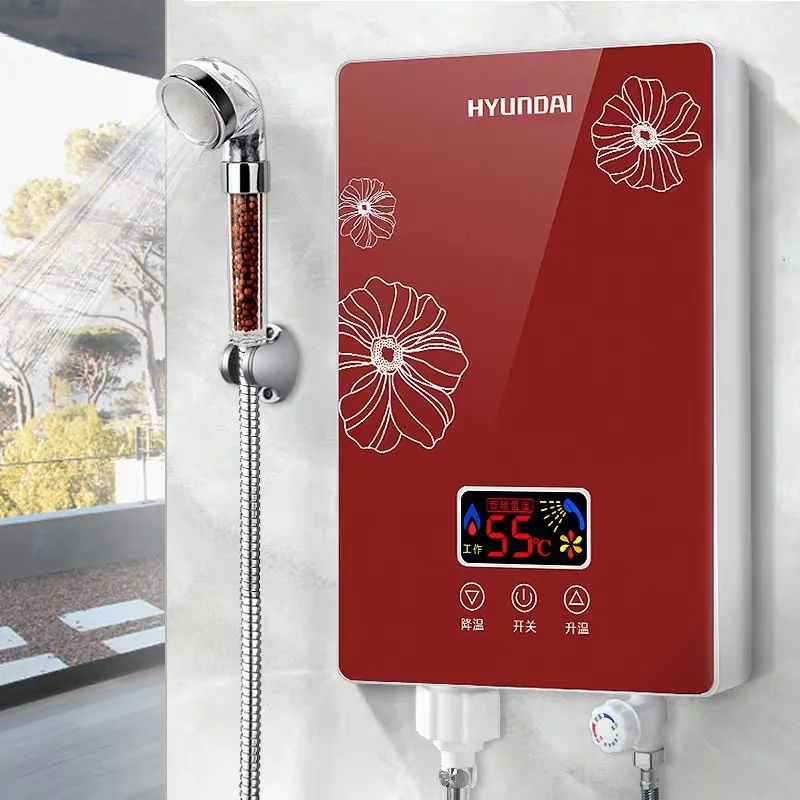 

Elctric Water Heaters Instant Type Household Fast Heat Small Smart Touch Display Water Temperature Bathroom Bath Water Boiler