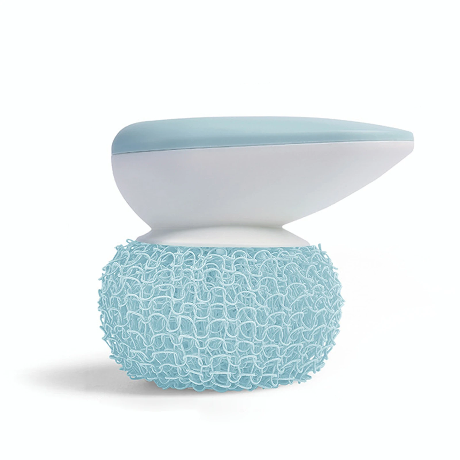 

Nano Fiber Ball Brush with Handle Detachable Cleaning Brush Kitchen Pan Dish Pot Brush Cleaning Ball Household Home Garden