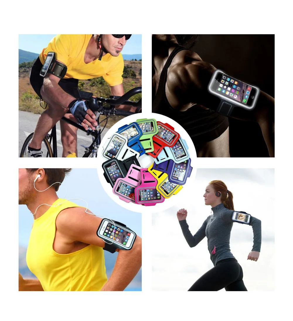 

Universal 4.5-6.1 inch Sport Waterproof Armband For iPhone 11 SE2 6s 7 8 Plus X XS XR Phone Case Outdoor Running Sport Armbands