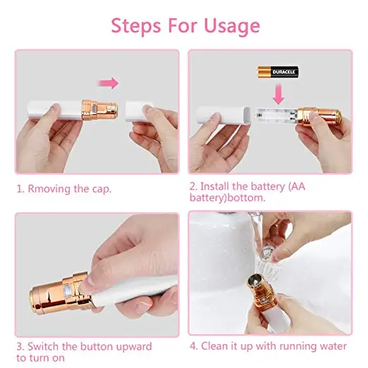 

New Electric Body Facial Hair Remover Razor blade replacement Depilator Defeatherer Body Face Neck Leg Hair Removal Tool trimmer