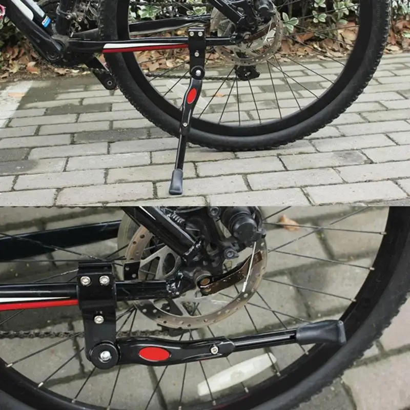 

34cm Adjustable MTB Bicycle Kickstand Parking Rack Road Mountain Bike Support Side Kick Stand Foot Brace Cycling Parts Bike Hold
